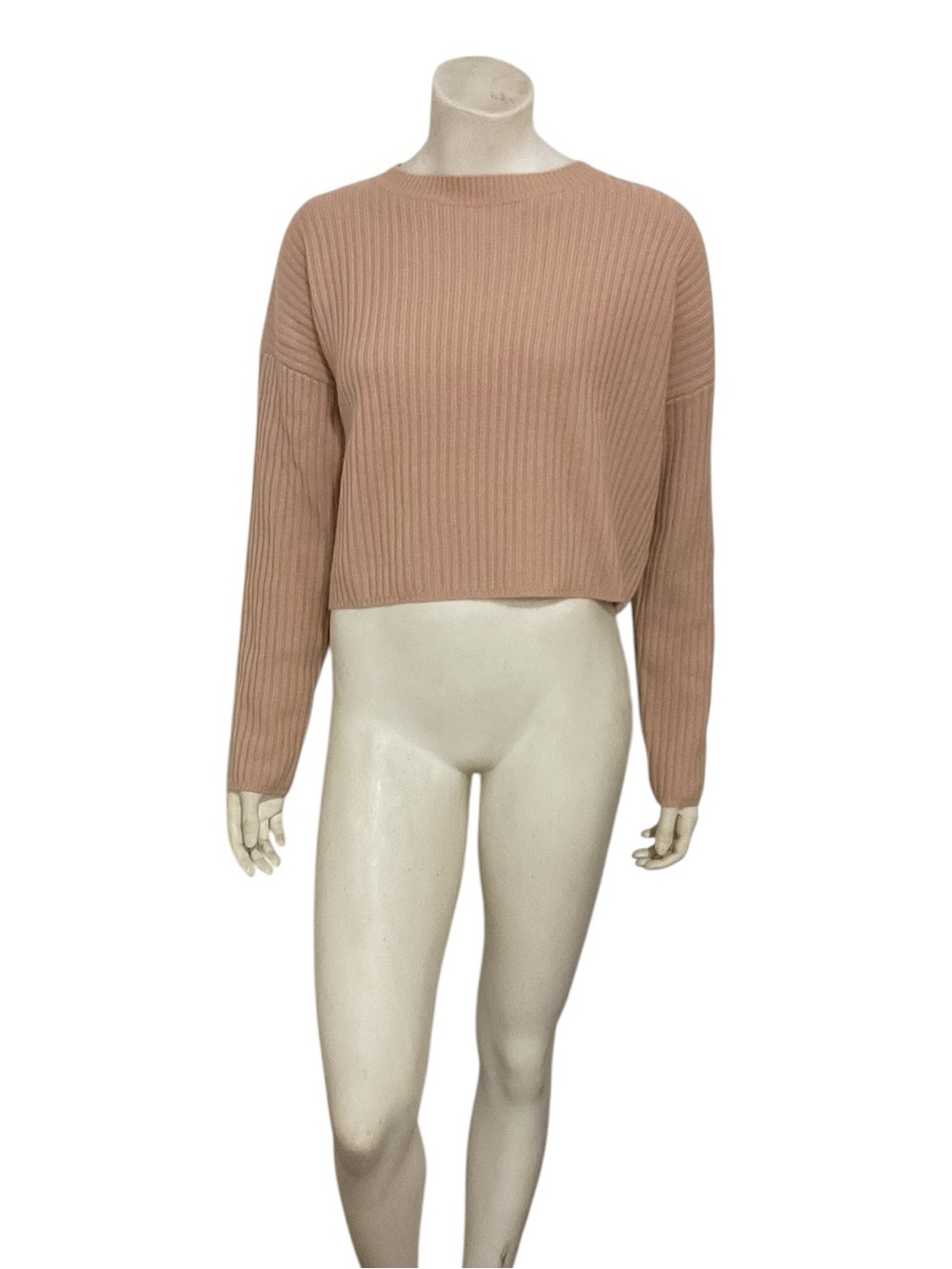 Naked Cashmere Woman’s Baby Pink Cropped Cashmere Sweater